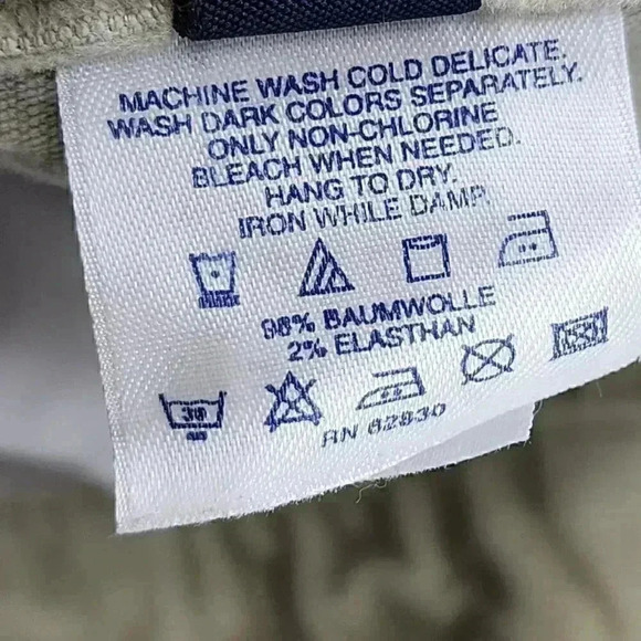 Lands' End Vintage Y2K Corduroy Lame Green Boot Cut Women's Pants 12 - Picture 6 of 8